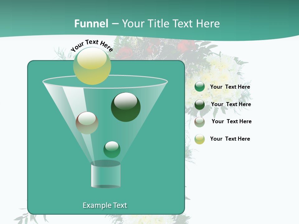 Pink Flower Pattern PowerPoint Template