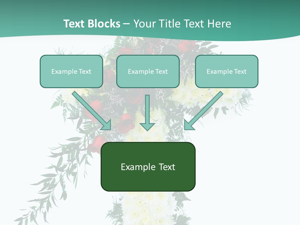 Pink Flower Pattern PowerPoint Template