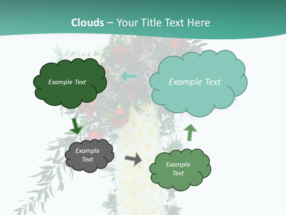 Pink Flower Pattern PowerPoint Template