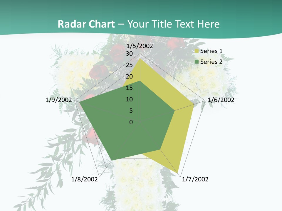 Pink Flower Pattern PowerPoint Template