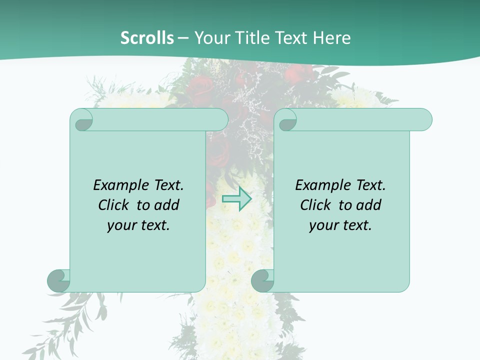 Pink Flower Pattern PowerPoint Template