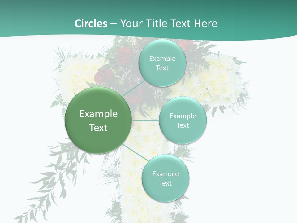 Pink Flower Pattern PowerPoint Template