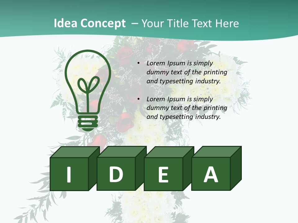 Pink Flower Pattern PowerPoint Template