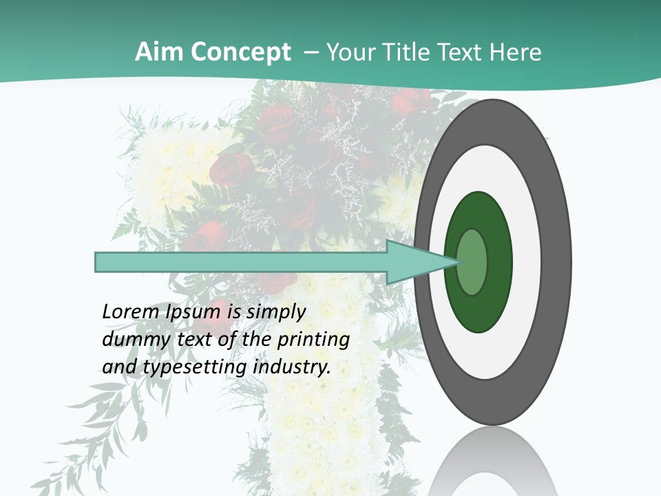 Pink Flower Pattern PowerPoint Template