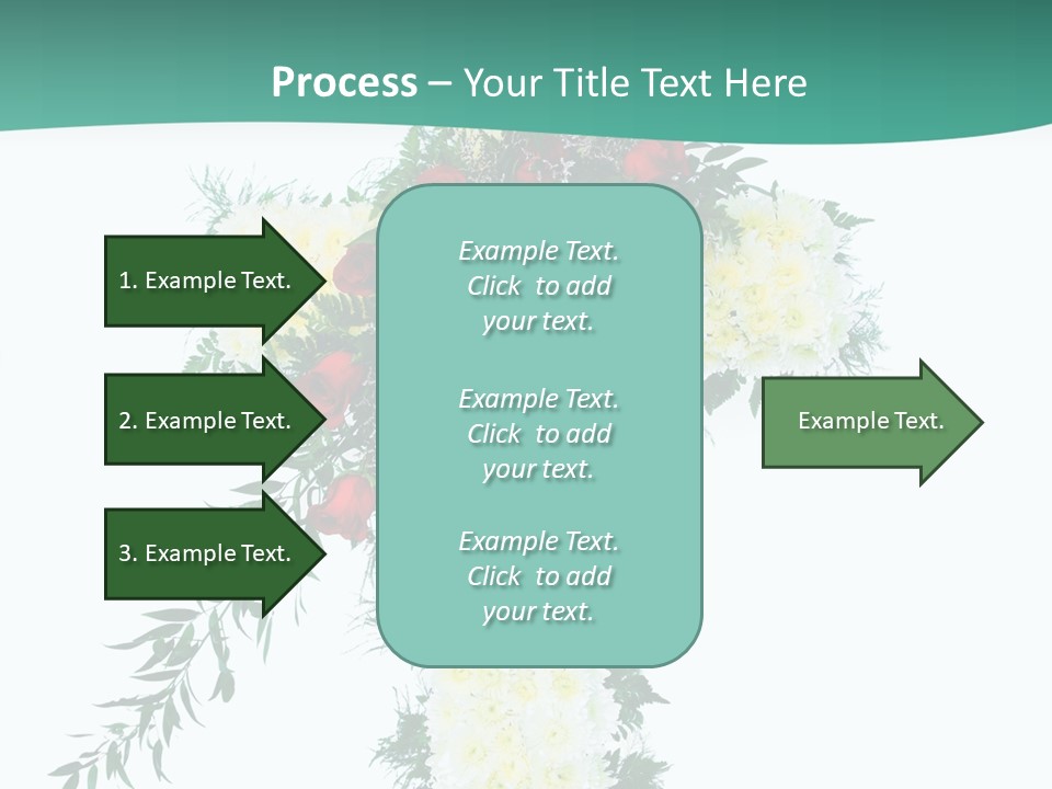 Pink Flower Pattern PowerPoint Template