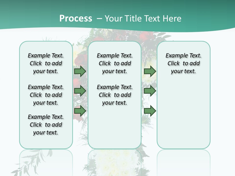 Pink Flower Pattern PowerPoint Template