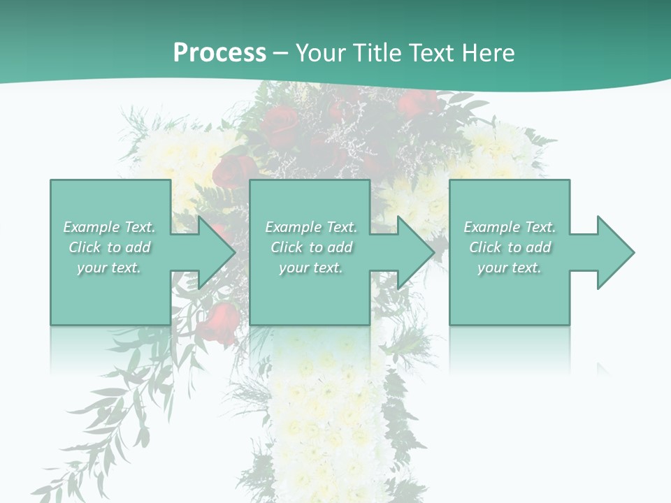 Pink Flower Pattern PowerPoint Template