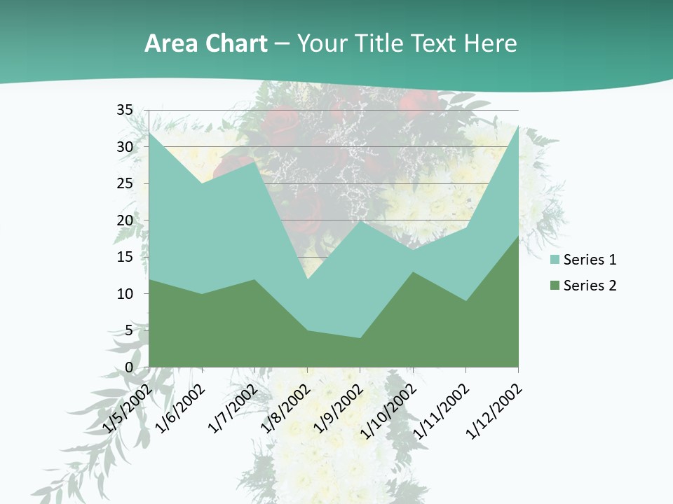 Pink Flower Pattern PowerPoint Template