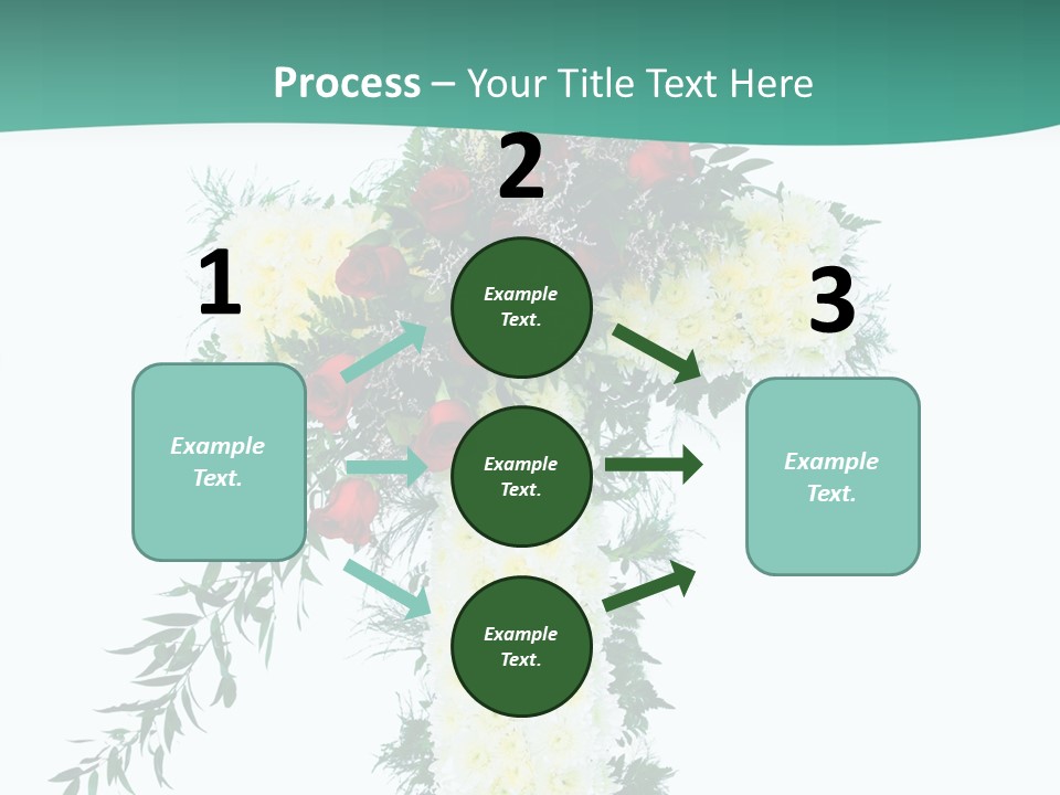 Pink Flower Pattern PowerPoint Template