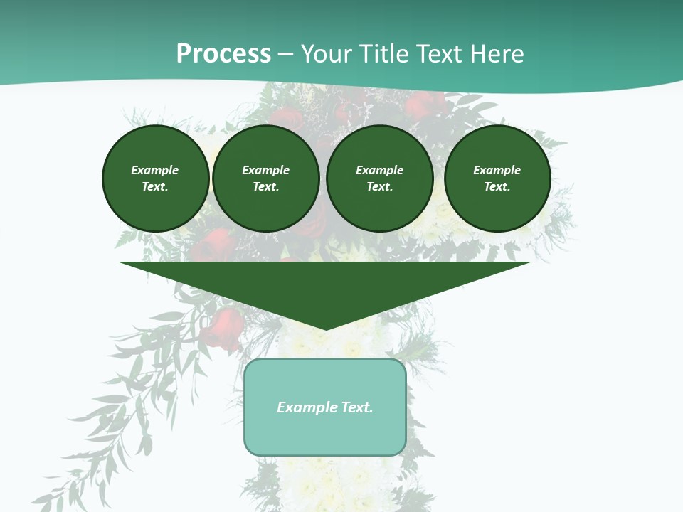 Pink Flower Pattern PowerPoint Template