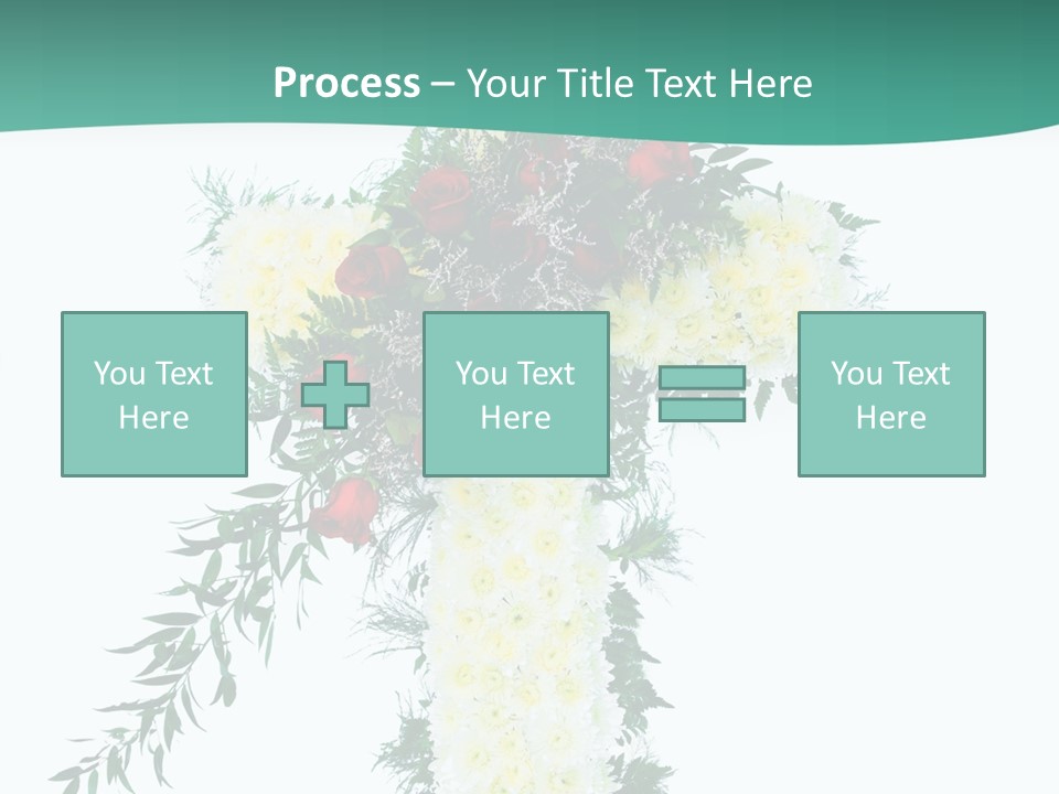 Pink Flower Pattern PowerPoint Template