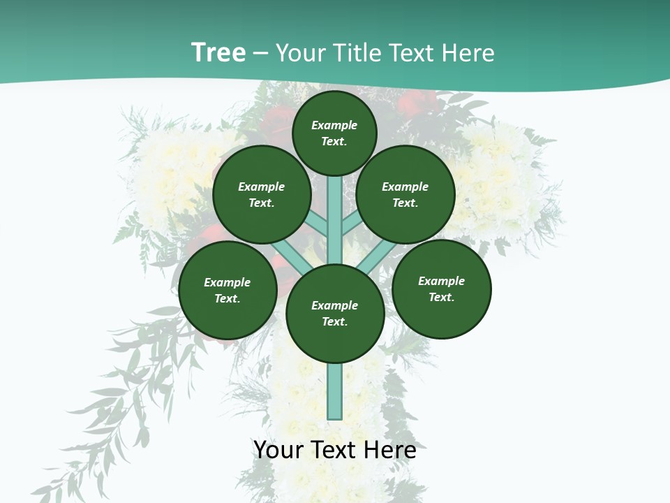 Pink Flower Pattern PowerPoint Template