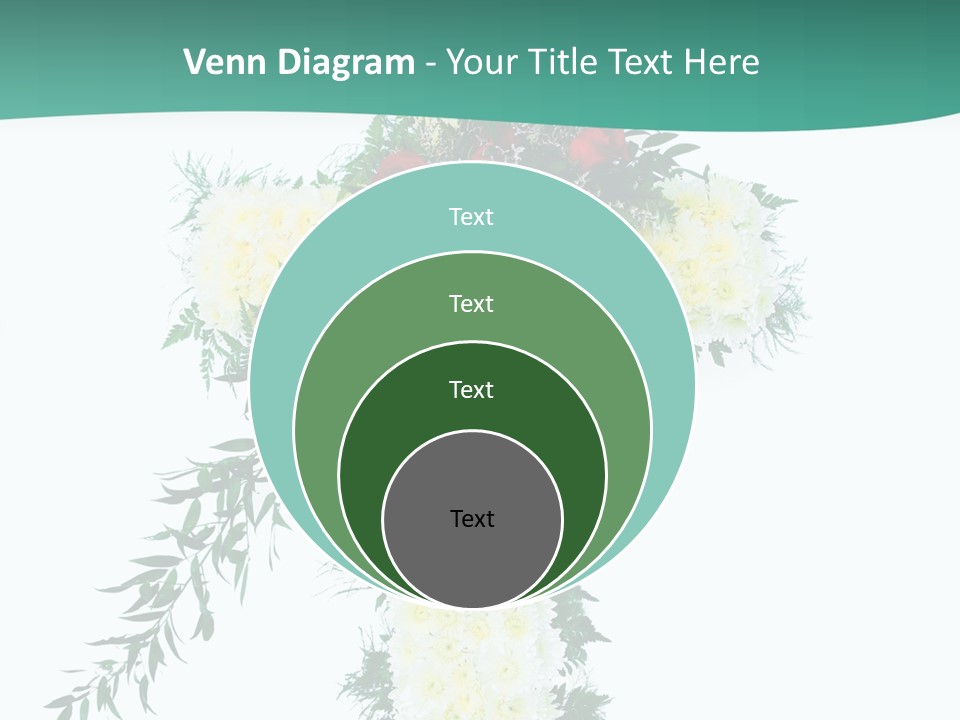Pink Flower Pattern PowerPoint Template