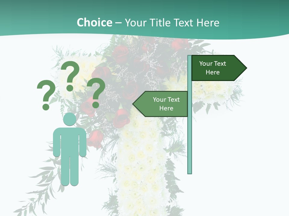 Pink Flower Pattern PowerPoint Template