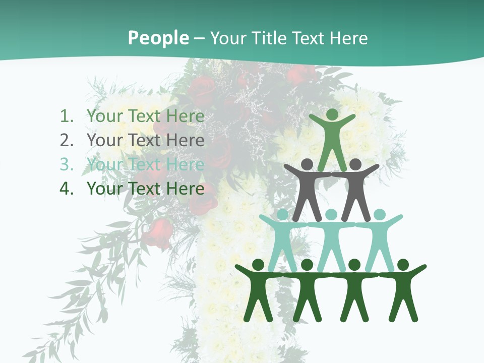 Pink Flower Pattern PowerPoint Template