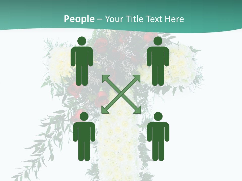 Pink Flower Pattern PowerPoint Template