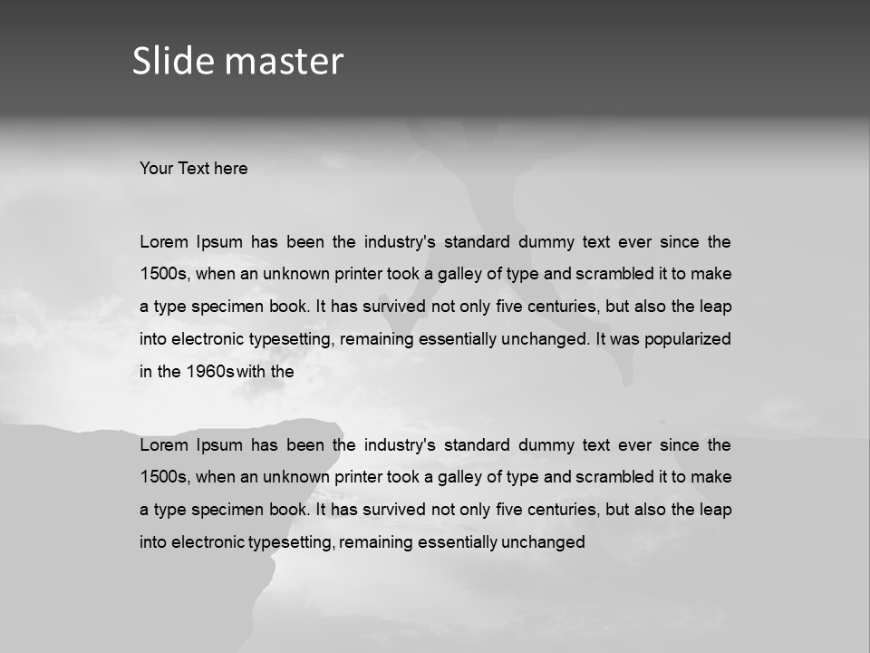 Rock Freedom High PowerPoint Template