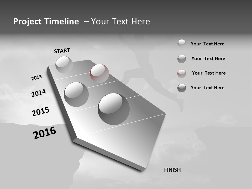 Rock Freedom High PowerPoint Template