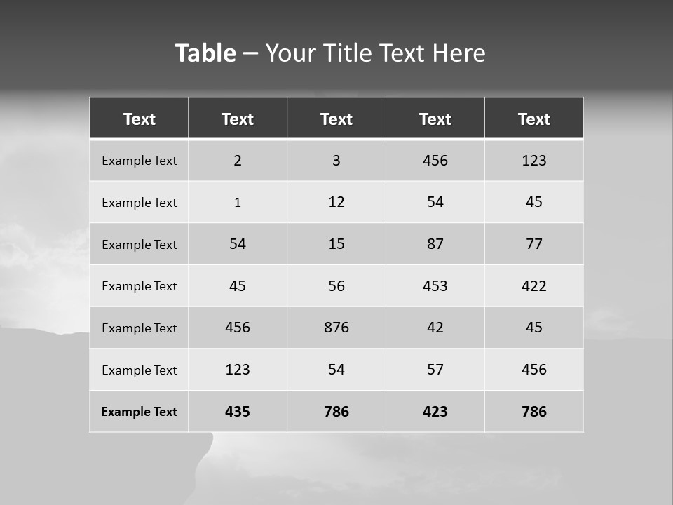 Rock Freedom High PowerPoint Template