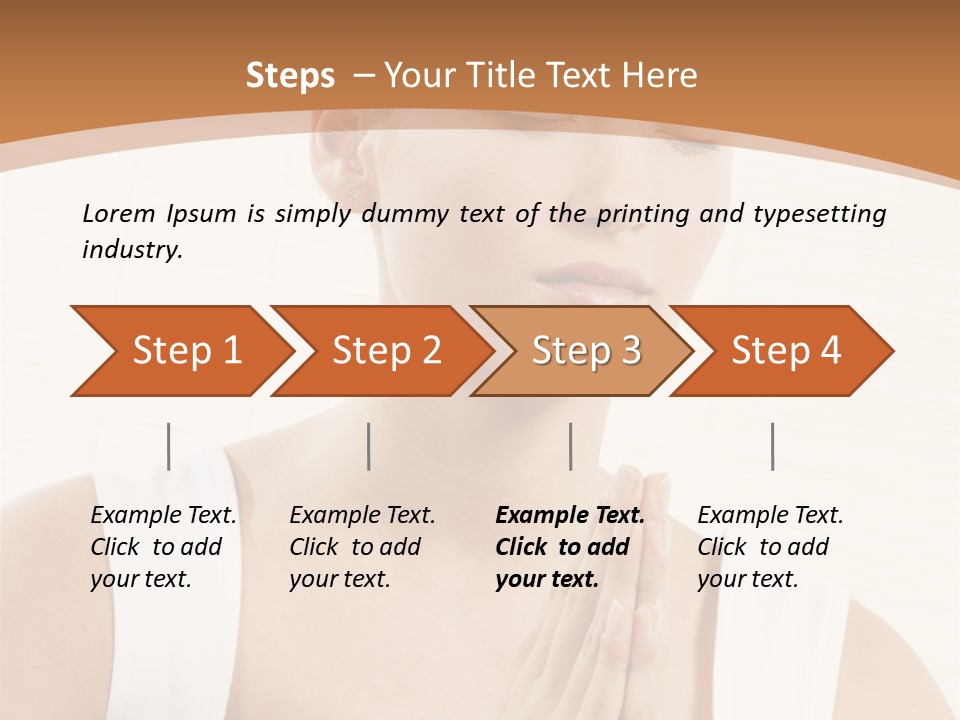 Hair View Lifestyle PowerPoint Template