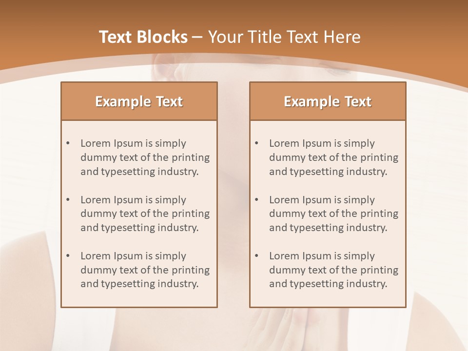 Hair View Lifestyle PowerPoint Template