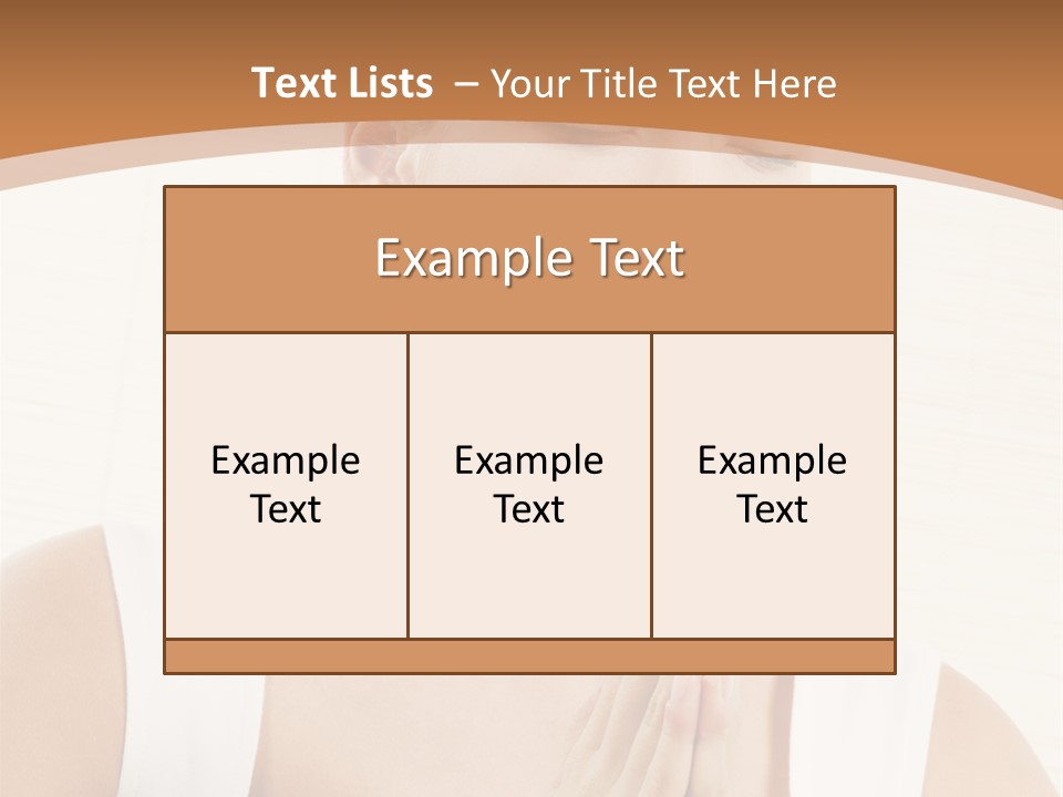 Hair View Lifestyle PowerPoint Template