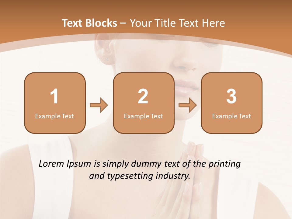 Hair View Lifestyle PowerPoint Template