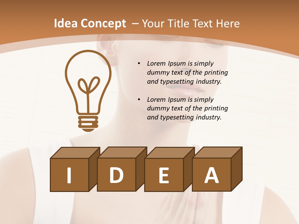 Hair View Lifestyle PowerPoint Template