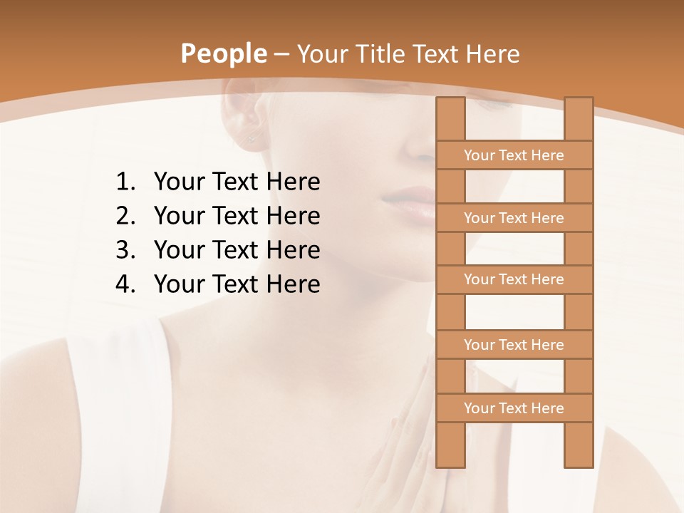 Hair View Lifestyle PowerPoint Template