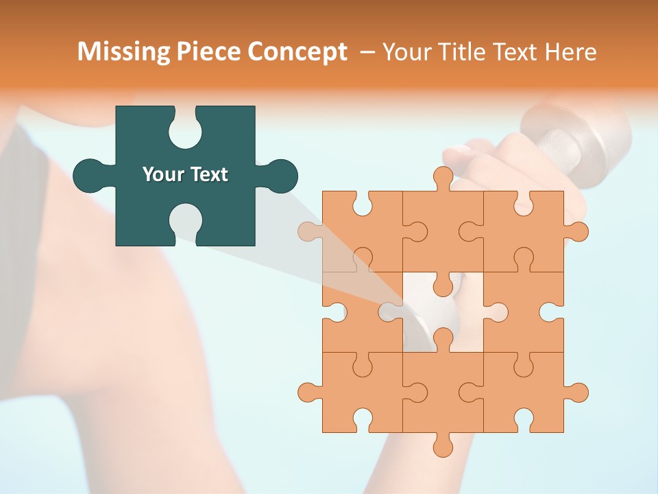 Barbell Weightlifting Healthy PowerPoint Template