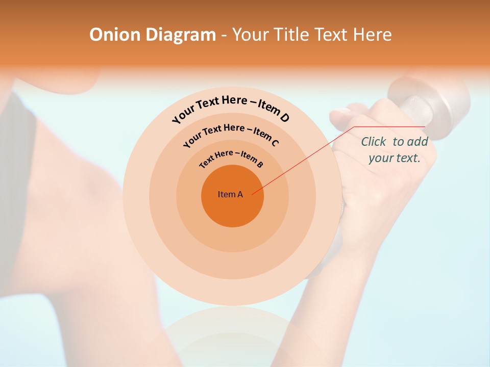 Barbell Weightlifting Healthy PowerPoint Template