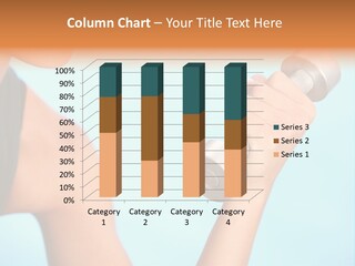 Barbell Weightlifting Healthy PowerPoint Template