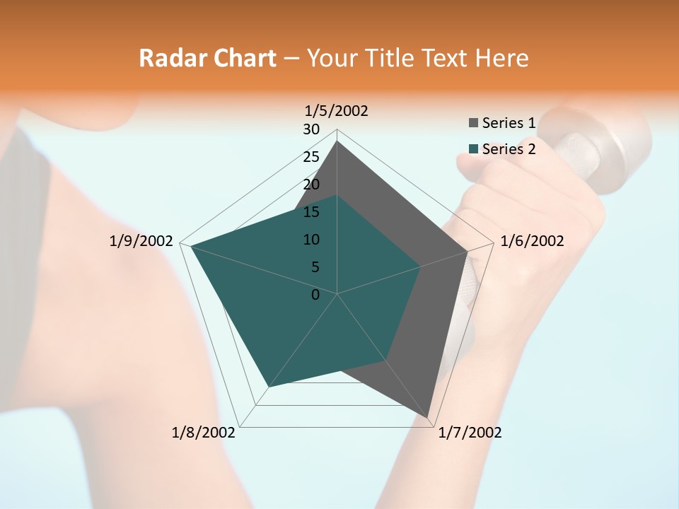 Barbell Weightlifting Healthy PowerPoint Template