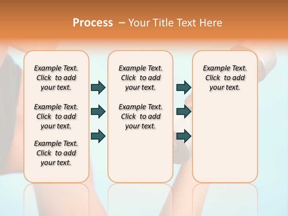 Barbell Weightlifting Healthy PowerPoint Template