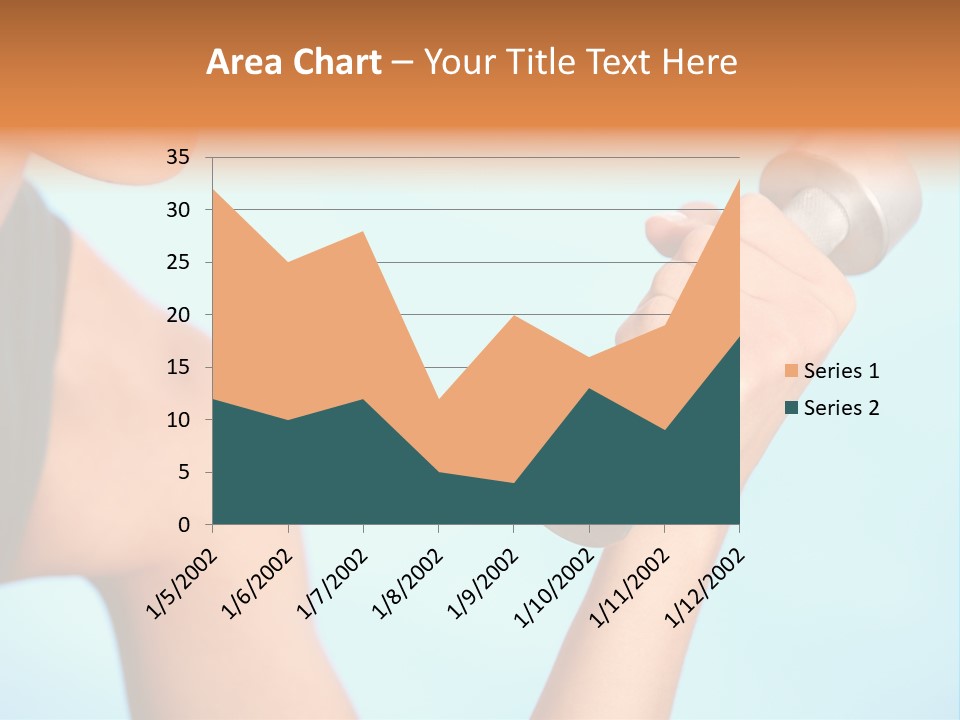 Barbell Weightlifting Healthy PowerPoint Template