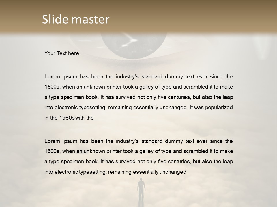 Concept Silhouette Creation PowerPoint Template