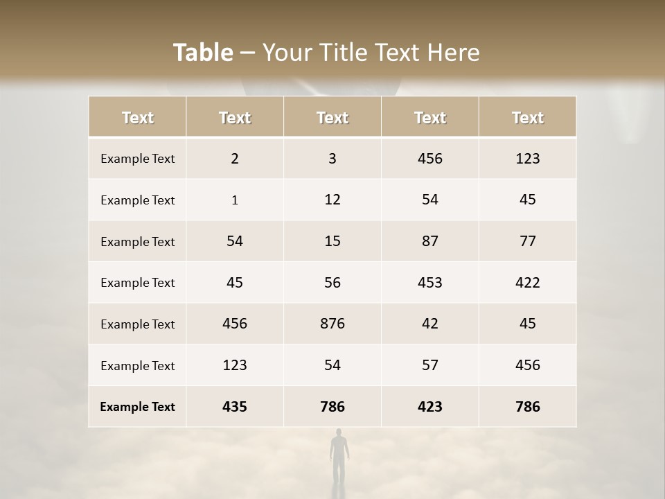 Concept Silhouette Creation PowerPoint Template
