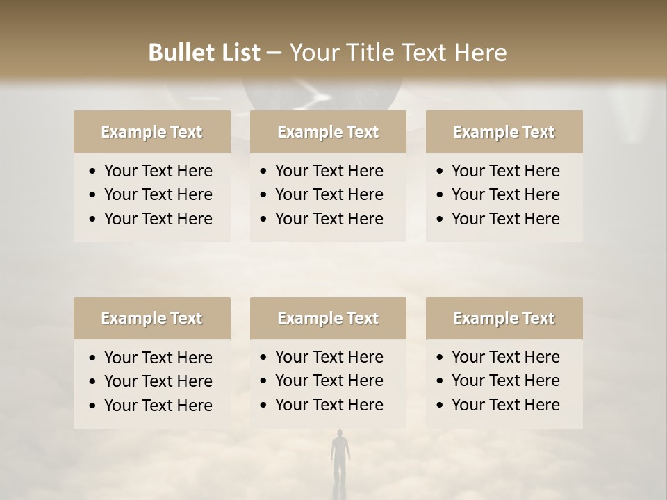 Concept Silhouette Creation PowerPoint Template