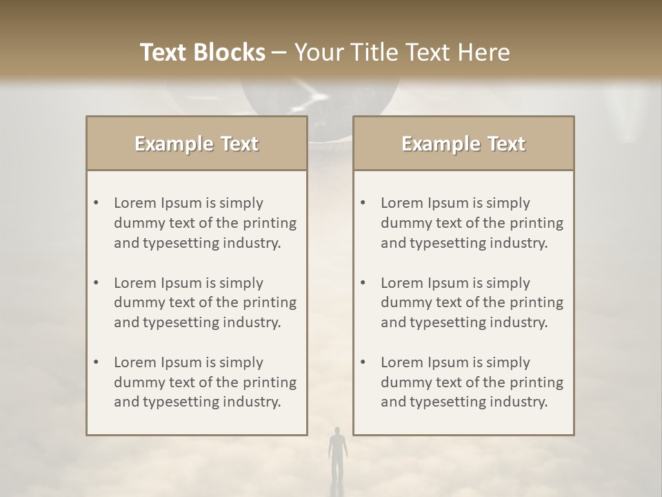 Concept Silhouette Creation PowerPoint Template