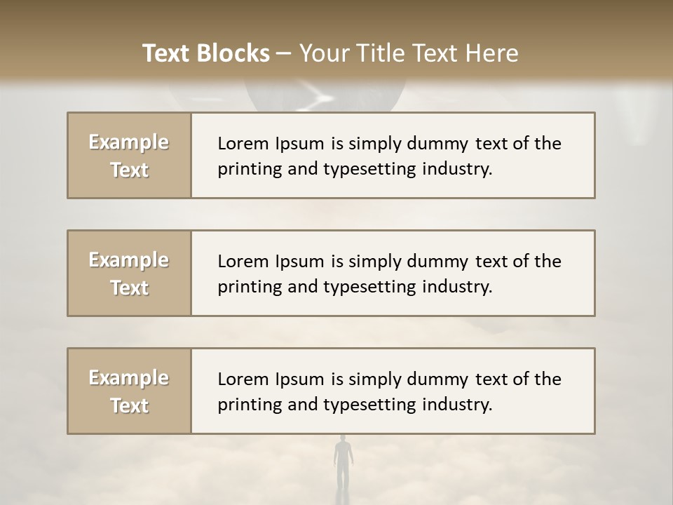 Concept Silhouette Creation PowerPoint Template