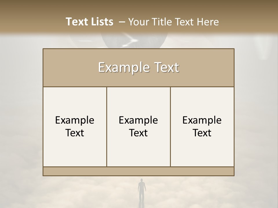 Concept Silhouette Creation PowerPoint Template