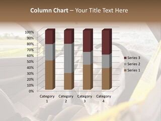 Wreck Vehicle Mirror PowerPoint Template