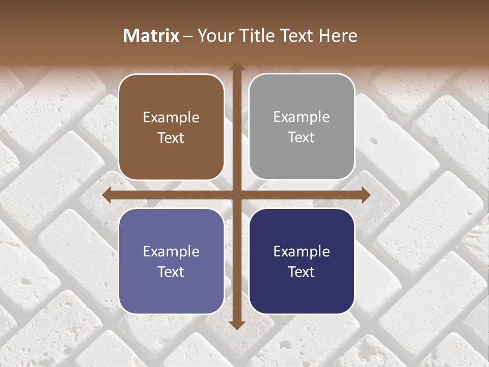 Material Motif Travertine PowerPoint Template