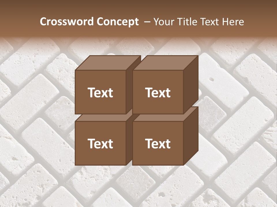 Material Motif Travertine PowerPoint Template