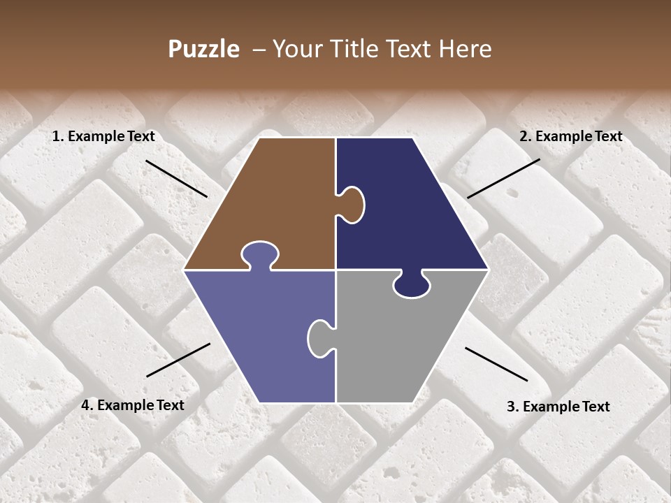 Material Motif Travertine PowerPoint Template