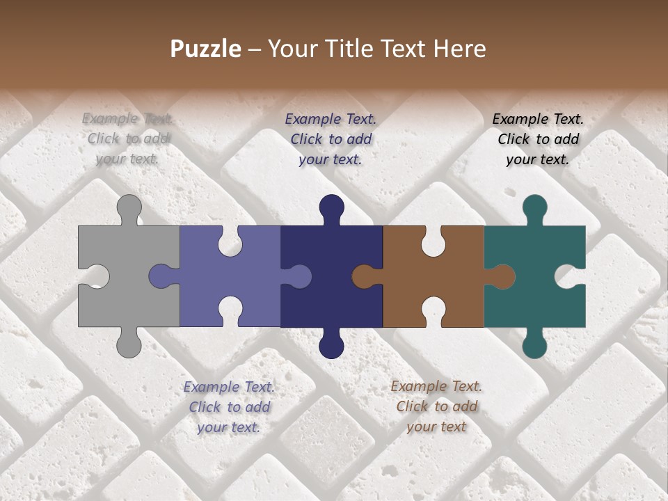 Material Motif Travertine PowerPoint Template