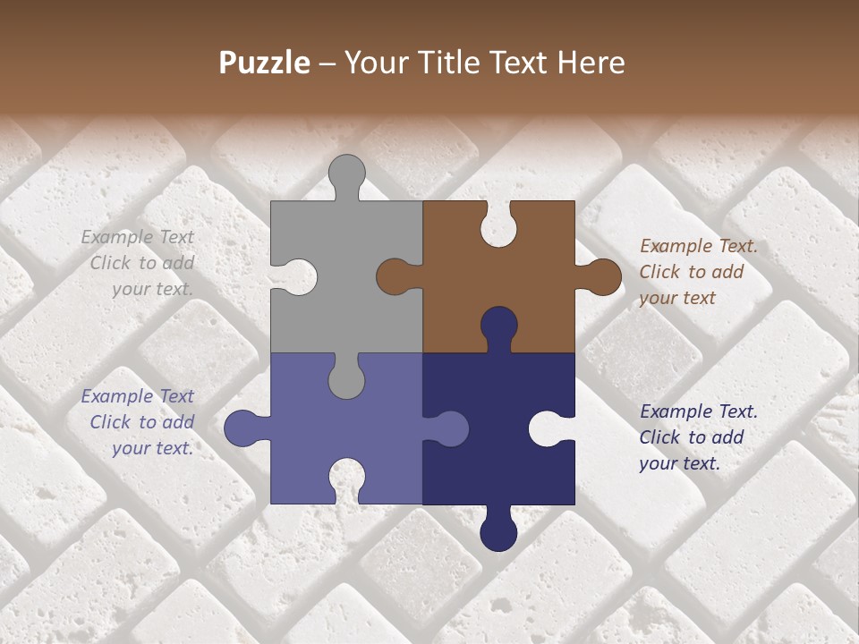 Material Motif Travertine PowerPoint Template