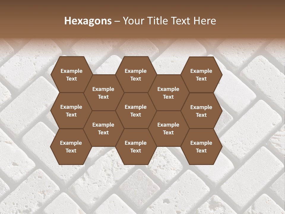 Material Motif Travertine PowerPoint Template