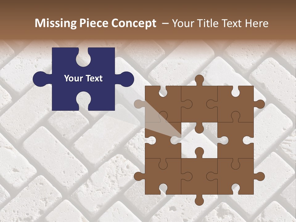 Material Motif Travertine PowerPoint Template