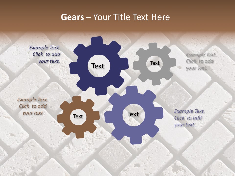 Material Motif Travertine PowerPoint Template